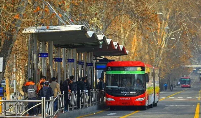 اعلام تغییر مسیر خطوط اتوبوسهای تندروی تهران در ساعات برگزاری تجمعات شبانه