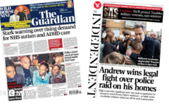 'Stark warning' over ADHD and 'Andrew wins legal fight'
