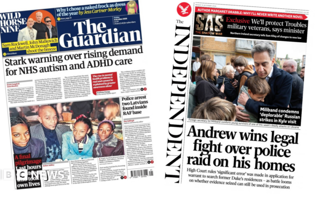 'Stark warning' over ADHD and 'Andrew wins legal fight'