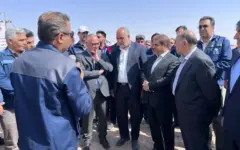 کلنگ‌زنی پروژه ۵۰ همتی کنسانتره سنگ‌آهن در بافق
