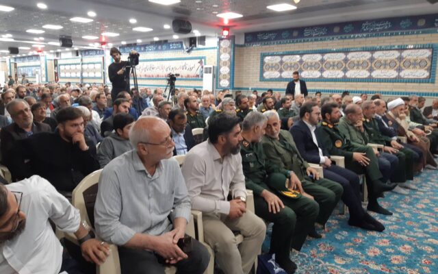 مراسم یازدهمین سالگرد شهادت سردار همدانی در تهران برگزار شد