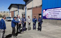 بررسی مشکلات واحد صنعتی صبانور ایرانیان با حضور رئیس کل دادگستری همدان