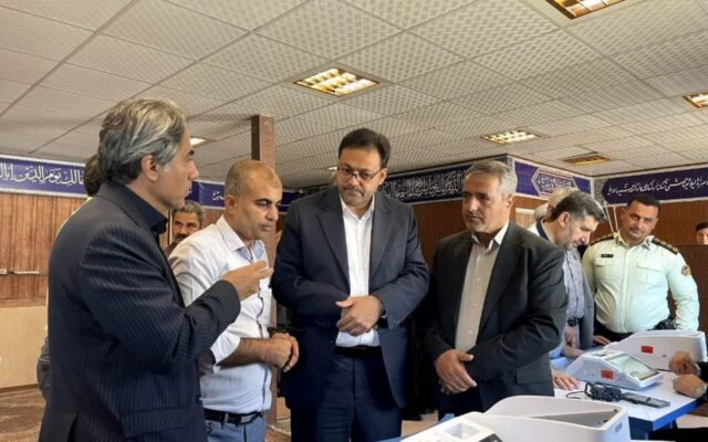 مانور آمادگی انتخابات الکترونیک در قرچک برگزار شد