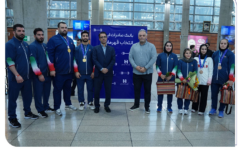 استقبال گرم بانک صادرات ایران از قهرمانان وزنه‌برداری
