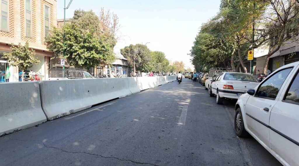ترافیک خیابان خیام ساماندهی شد