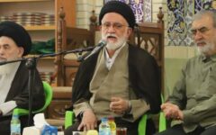 دیدار عزیزی با اعضای جامعه روحانیت مبارز شیراز