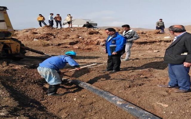 رفع خسارات سیل به خطوط انتقال آب سه روستای سلماس