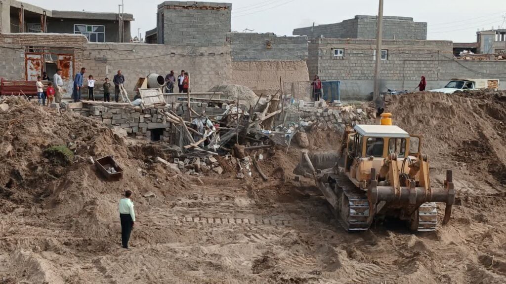 آزادسازی بستر رودخانه مردق در ملکان