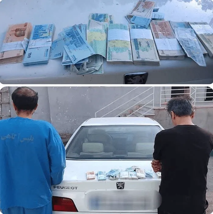 کشف ۱.۵ میلیارد ریال اسکناس جعلی و دستگیری دو متهم در رباط‌کریم