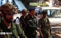Houthi missile strike on Yemen camp kills 50 security recruits, local authorities say