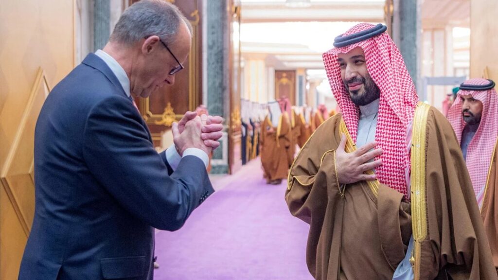 بدگویی صدراعظم آلمان علیه ایران در گفت‌وگو با بن سلمان