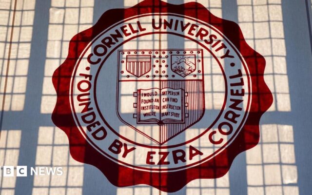 Ex-student says embattled Cornell University head doubted her gang-rape allegation