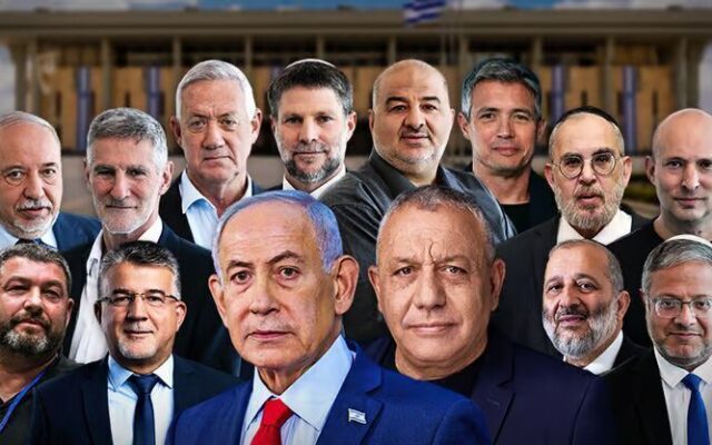 لرزش پایه‌های قدرت بی‌بی؛ پیشتازی ائتلاف رقیب نتانیاهو در نظرسنجی‌های انتخاباتی اسرائیل