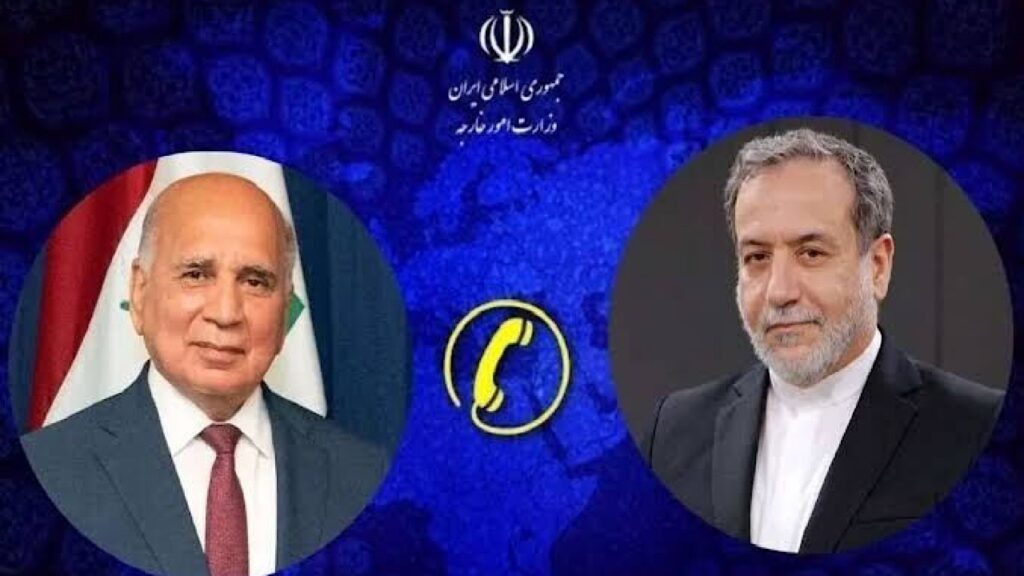 گفت‌وگوی تلفنی وزرای خارجه ایران و عراق