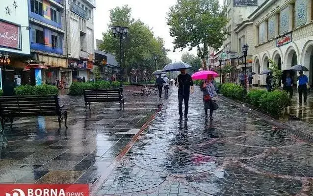 آغاز بارش باران و کاهش دما در شمال کشور از روز شنبه