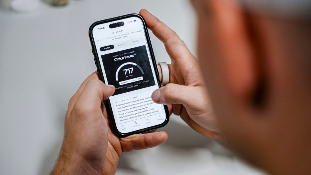 NTangible bets it can predict how athletes will perform under pressure