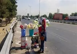 گل فروشان و کودکان کار اطراف بهشت زهرا جمع آوری شدند