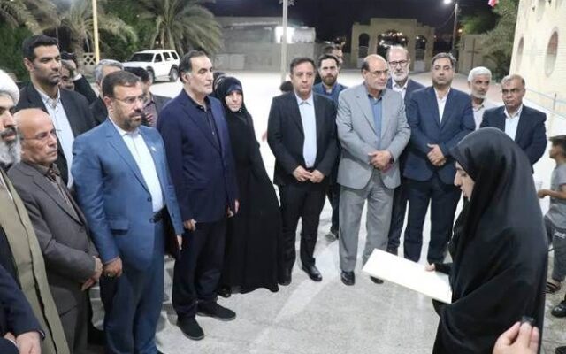 سفر رئیس بنیاد شهید به شهرستان لامرد