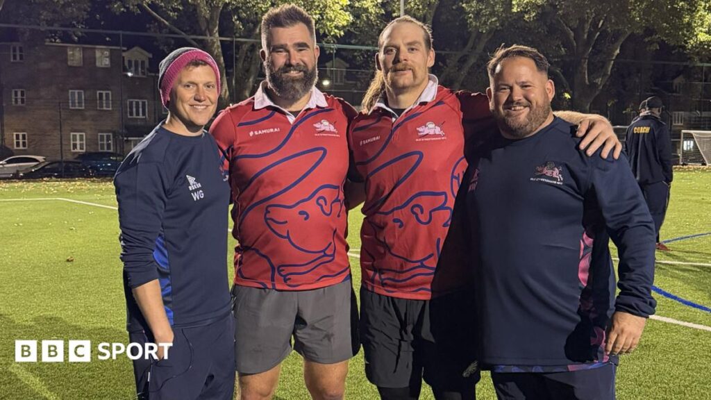 'Good value in pub' - ex-NFL star Kelce tries rugby