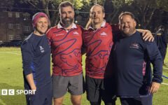 'Good value in pub' - ex-NFL star Kelce tries rugby