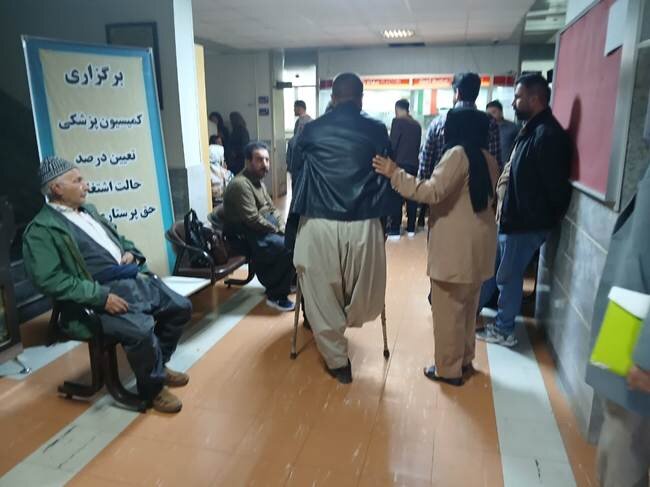 برگزاری کمیسیون پزشکی بنیاد شهید کردستان
