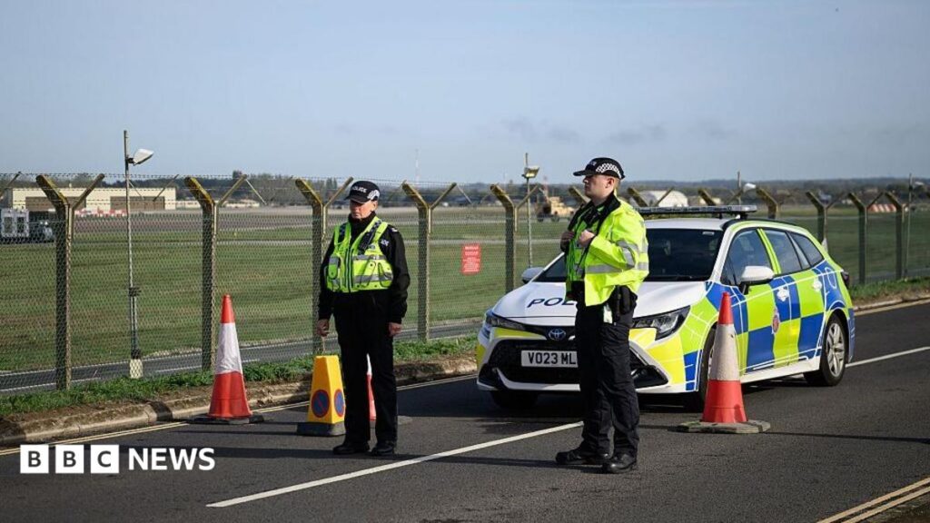 Two re-arrested on suspicion of assisting Iran intelligence after RAF Fairford incident