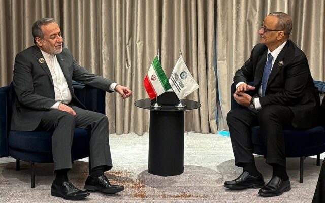 دیدار وزیر امور خارجه با دبیرکل سازمان همکاری اسلامی