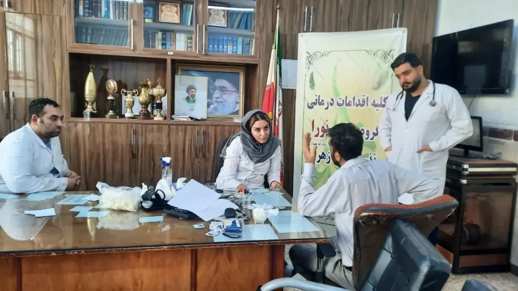 ارائه خدمات رایگان پزشکی به بیش از ۷۰۰ نفر در اردوی جهادی در پاکدشت