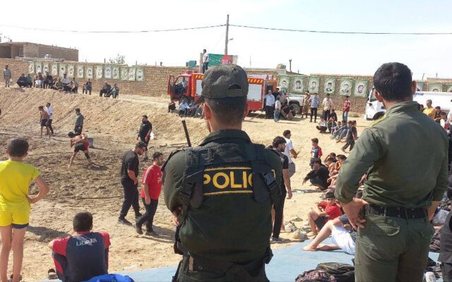 نخستین دوره مسابقات کشتی ساحلی شهرستان صالح‌آباد خراسان رضوی