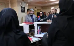 تجلیل رئیس کل دادگستری استان تهران از پرستاران بیمارستان سینا به مناسبت روز پرستار