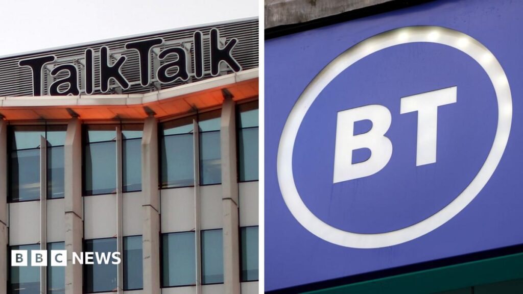 BT agrees rescue deal to buy broadband operator TalkTalk