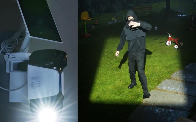 Baseus’ new security camera has a spotlight that tracks and follows moving targets