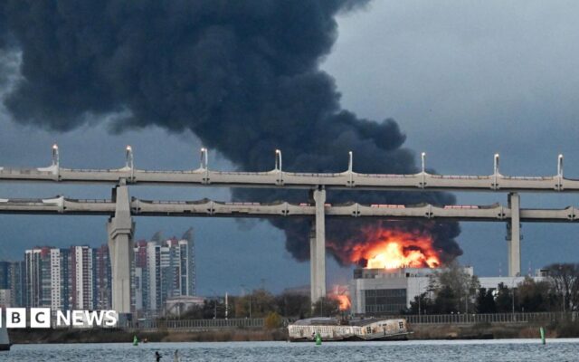 Oil facilities hit in deadly overnight attack on St Petersburg