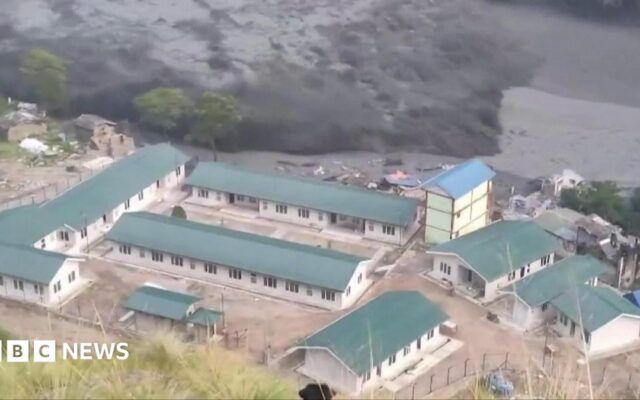 Buildings swept away as flash floods hit central Nepal