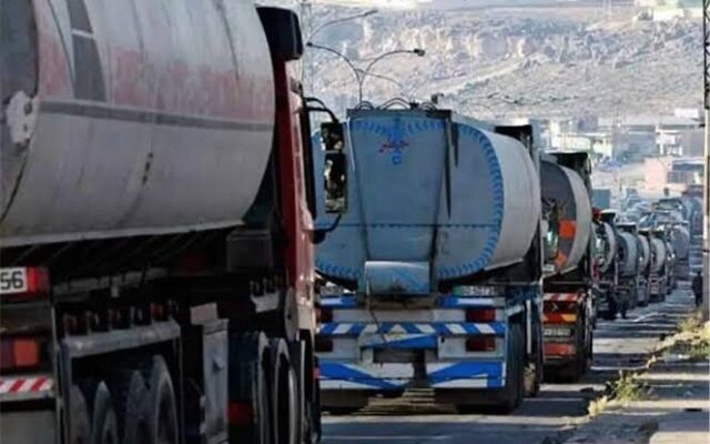 کنترل دیجیتالی سوخت کامیونها در مرزهای کرمانشاه