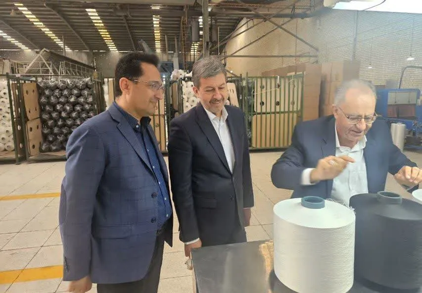 بازدید استاندار اصفهان از کارخانه «میرنخ سپاهان» در شهرک صنعتی جی