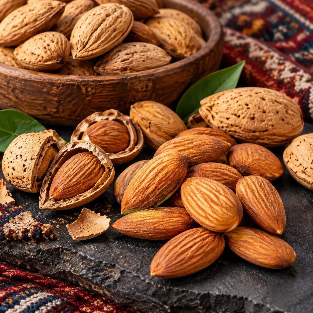 صادرات سالانه ۲۰۰ هزار تن بادام ایران به هند