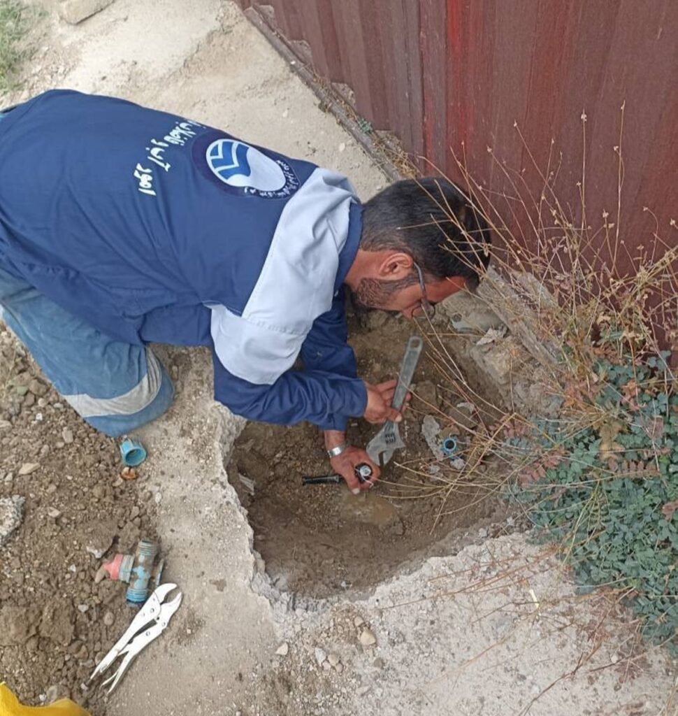 قطع ۲۰ انشعاب غیرمجاز آب در روستای پیرده فیروزکوه