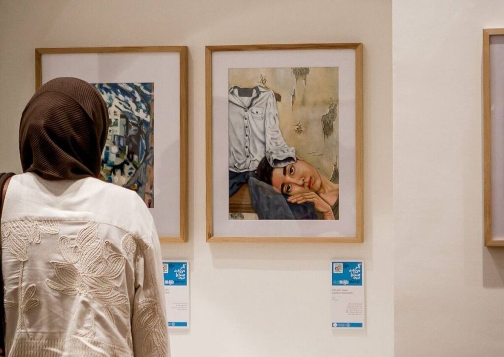 نمایشگاه تصویرگری «اگر می‌شد صدا را دید» در «خانه طهران» افتتاح شد