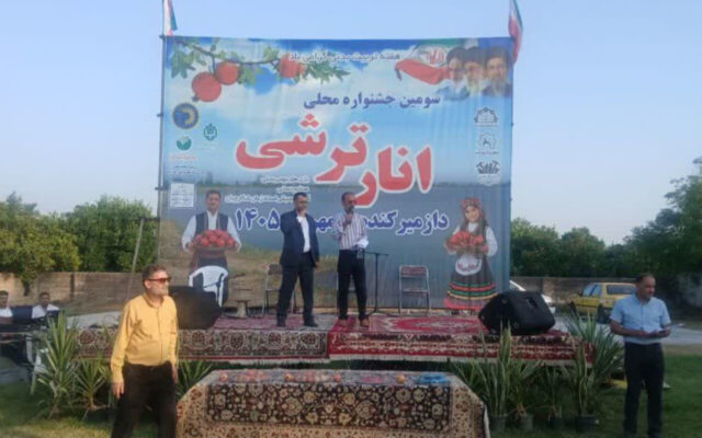 ۱۰۰ هزار اصله نهال انار ترش در منطقه رودپی کاشت می‌شود
