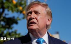 Trump says 'threat' led US to pull bombers from RAF Fairford