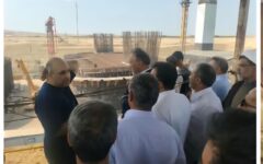 اعضای کمیسیون عمران مجلس از طرح‌های عمرانی و صنعتی قشم بازدید کردند