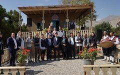 آیین عروس‌بران الموت در نمایشگاه روستایی به نمایش درآمد