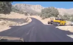 از مطالبه مردم تا تحقق وعده راهداری ؛ راه روستایی شیخ هابیل چرام آسفالت شد