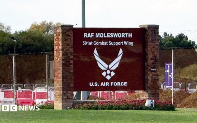 Pair bailed after security breach at RAF base