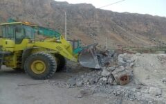 رفع تصرف از بیش از ۵ هزار مترمربع اراضی کشاورزی و باغی در سلسله