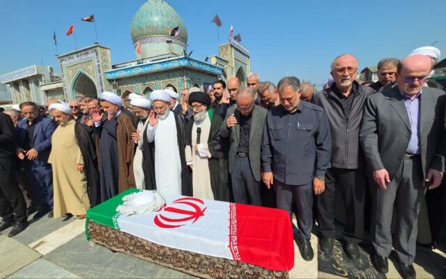 وداع گیلان با آیت‌الله قربانی؛ پیکر نماینده فقید ولی‌فقیه در جوار حرم آقا سید جلال‌الدین اشرف آرام گرفت