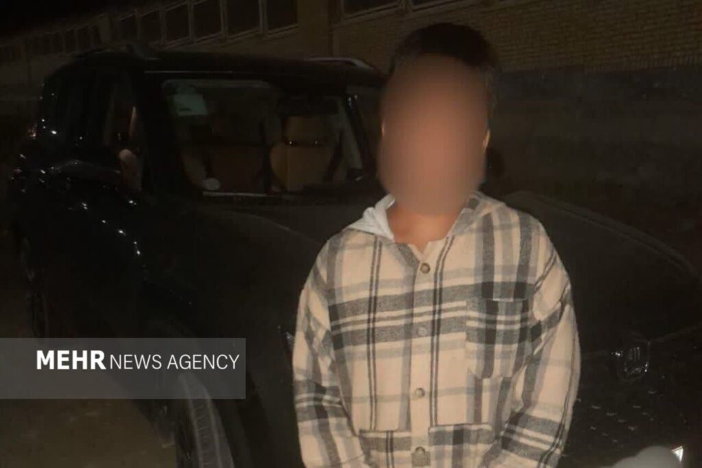 نوجوان ۱۳ ساله با رانندگی پرخطر در قم متوقف شد