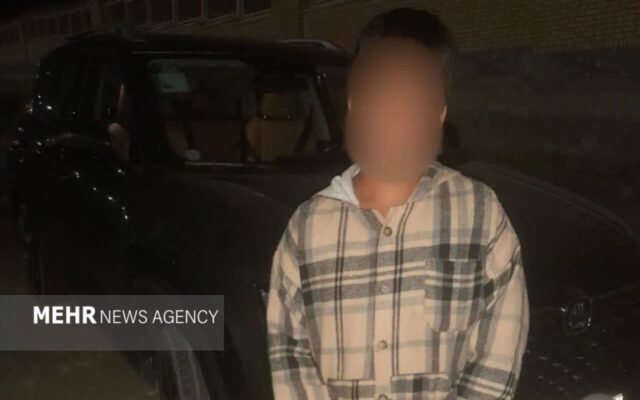 نوجوان ۱۳ ساله با رانندگی پرخطر در قم متوقف شد