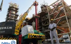 همراهی مدیرعامل بانک تجارت با سرپرست وزارت نفت در بازدید از بازسازی تأسیسات پارس جنوبی